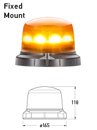 RotaLED Compact Flashing Beacon - Fixed Mount