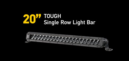 20 inch Black Magic TOUGH Single Row Light Bar