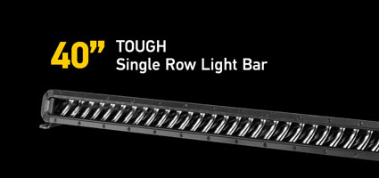 40 inchBlack Magic TOUGH Single Row Light Bar