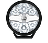 9 inch Round Blade Driving Light - Fully Lit